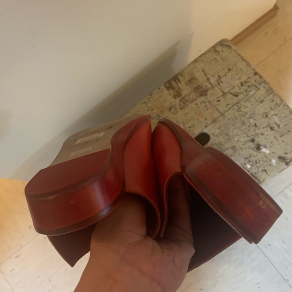 Kelsi Dagger Brooklyn Women's Adena Sail red mule clog 11 - Picture 5 of 10